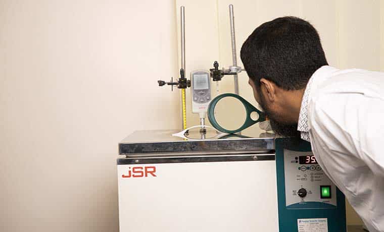 A man from the top calibration laboratory in bangladesh providing calibration service