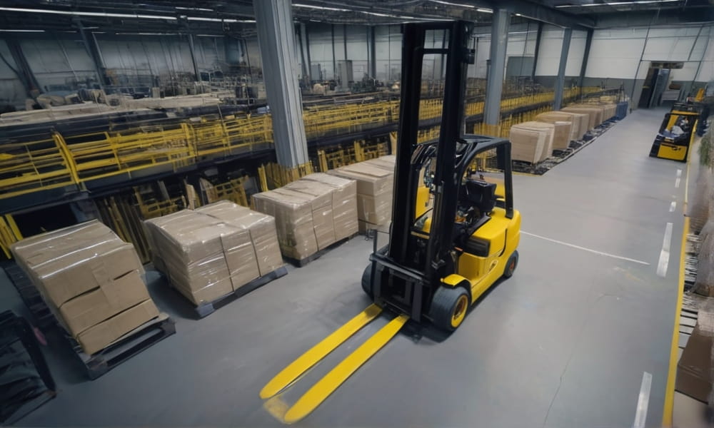 a forklift that needs inspection as soon as possible