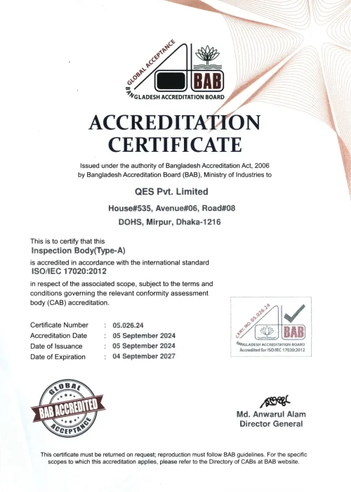 BAB Accreditation Certificate_QES With Scope-1